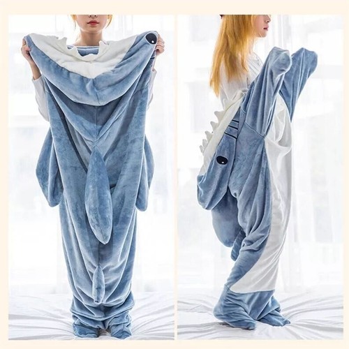 Shark blanket pajama adult - blanket,