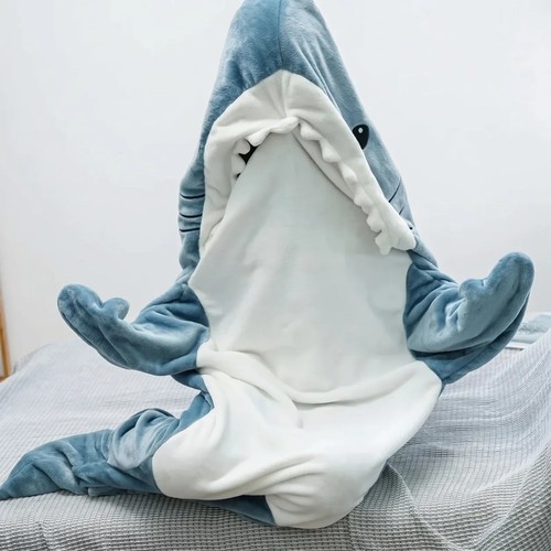 Shark blanket adult - shark, cartoon