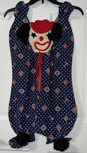 Vintage cloth clown pajama - vintage,